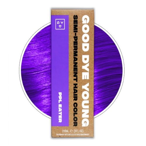 Good Dye Young Semi Permanent Purple Hair Dye (PPL Eater) – UV Protective Temporary Hair Color Lasts 15-24+ Washes – Conditioning Purple Hair Dye