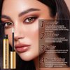 Lash Serum, W3W Eyelash Growth Serum, Eyelash Serum, Lash Serum for Boost Lash Growth Serum, Advanced Formula for Longer, Fuller, and Thicker Lashes, 3 ML (Golden)