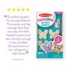 Melissa & Doug Created by Me! Wooden Butterfly Magnets Craft Kit (4 Designs, 4 Paints, Stickers, Glitter Glue)