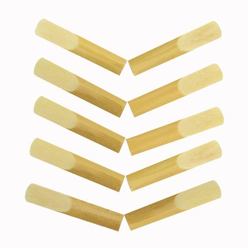 NICAVKIT 10 Pack Alto Saxophone Reeds 2.0/2.5/3.0, Alto Sax Reeds Strength 2.0 with Storage Box, Traditional Reeds for Alto Saxophone