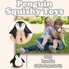 ZTATU Penguin Sensory Toys Stress Balls for Kids (1PCS) Squishy Dough Ball Squishy Fidget Toys, Sensory Squeeze Ball Party Favors for Kids Stress Relief Toy Easter Basket Stuffers Stress Ball