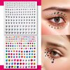 Teenitor Nail Art Stickers Self Adhesive Nail Rhinestones Stickers 5D Nail Stickers for Nail Art 3D Nail Deals Pearl Sticker Stick on Gems for Nail, Face, Hair