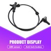 getfay 1 PC Car ABS Anti-Lock Brake Wheel Speed Sensor, Safe Travel Flange Installation Standard Replacement OEM #3630050U2010 Left Rear Wheel Accessories, Compatible with Heyue Models (Black)