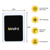 bindrz 100 Top Loaders Card Protector - 3” x 4” 35PT Rigid Toploaders - Archival Safe Hard Plastic Holder Toploaders for Cards for CCG TCG MTG and Sports Cards (100)