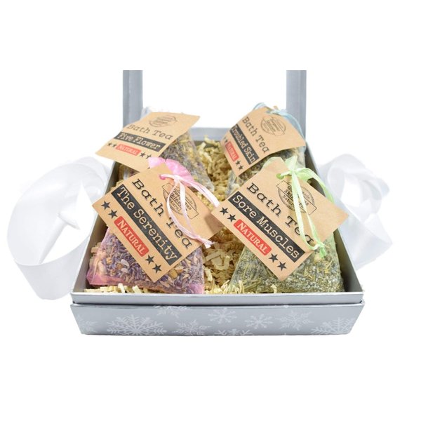 Gift Box Set Bath Tea Gift Basket, Bath Tea Bags Sets, Bath Tea Gift Baskets, Bath Tea Gift Set, Bath Tea Set, Bath Teas, Tub Tea, Bath Soak