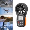 Pro HVAC Anemometer, AP-866A CFM Meter with USB Connect to PC, Air Flow Meter Measure Wind Temperature/Speed Wind chill with MAX/MIN/AVG, Backlight LCD Display for Sailing, HVAC with USB Sync to PC