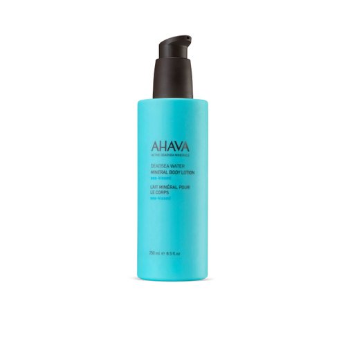 AHAVA Dead Sea Water Mineral Body Lotion, Sea-Kissed - Provides All Day Hydration, Helps Fight Dehydration, Refines Skin's Texture, Enriched with Exclusive Osmoter, Aloe Vera & Witch Hazel, 8.5 Fl.Oz