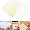 30PCS Masking Strips Stamping Mask Paper Adhesive Stamp Masking Paper for Positioning Stamps Crafting Projects Reusable Delicate-Tack Adhesive for Easy Masking,Pre-Cut Masking Strips for Card Making