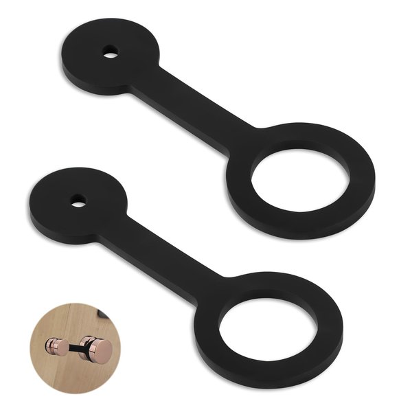 PEUTIER 2pcs RV Shower Door Latch, RV Shower Door Travel Strap RV Shower Door Travel Strap Replacement RV Shower Door Travel Latch Strap for Safe Travel