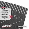 Jackson Safety Pipe Measure Tool – Wrap Around Tape, Flex Angle Measuring and Marking Gauge for 3”to 6” Diameter, Medium, Black, 14752