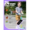 Butele Kids Smart Watch with Sleep Mode, 20 Sports Modes, 5 Games and Pedometer - Fun Birthday Gifts for 4-16 Year Olds (Purple)