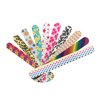 HeeYaa Nail File 10 PCS Professional Double Sided 100/180 Grit Nail Files Emery Board Colorful Manicure Pedicure Tool and Nail Buffering Files