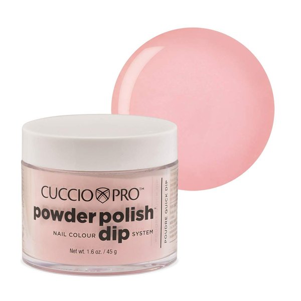 Cuccio Colour Powder Nail Polish - Lacquer For Manicure And Pedicure - Highly Pigmented Powder That Is Finely Milled - Durable Finish, Flawless Rich Color - Easy To Apply - Rose Petal Pink - 1.6 Oz