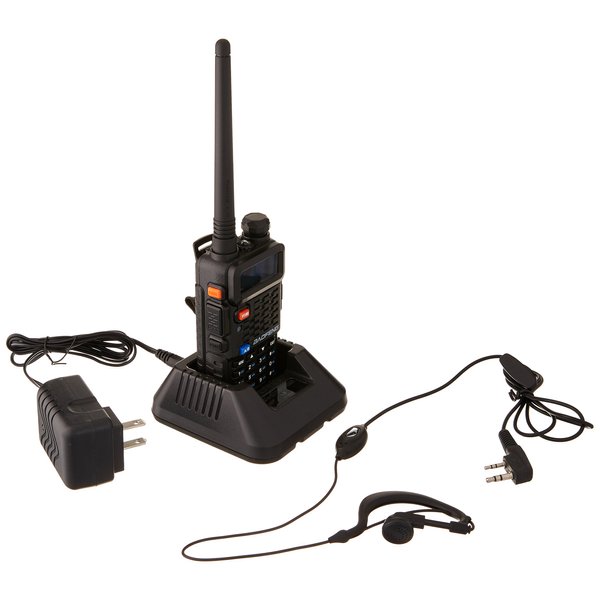 BaoFeng BF-F8+ Dual-Band 136-174/400-520 MHz Two-Way Radio Transceiver- Black