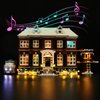 BrickBling LED Lighting Compatible with Lego Home Alone 21330 Building Kit, Newest Sound Version Light Compatible with Lego 21330, Play Music (Not Included The Model)