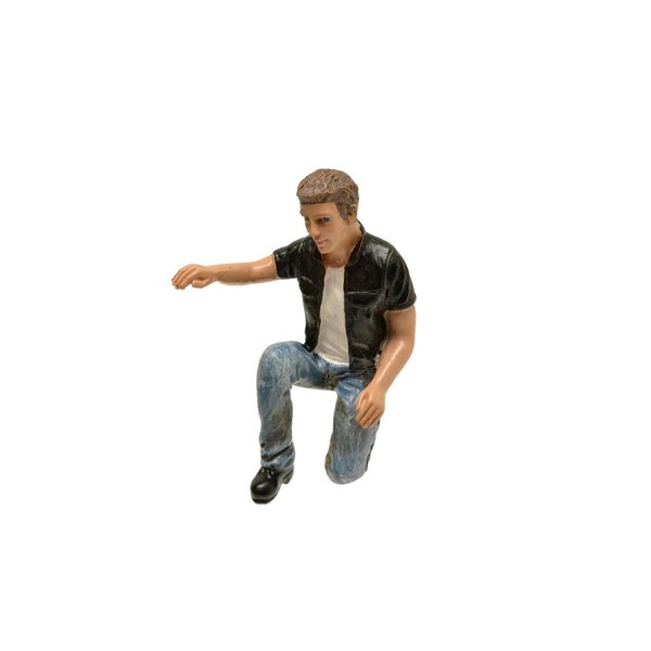 American Diorama Biker Motorman Figure for 1:24 Scale Models