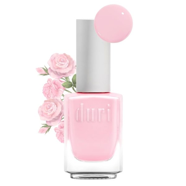 duri Nail Polish, 309 Iced Roses, French Manicure, Semi-Sheer Coverage, Glossy Finish, Quick Drying, Lasting, 0.45 Fl Oz by Duri Cosmetics