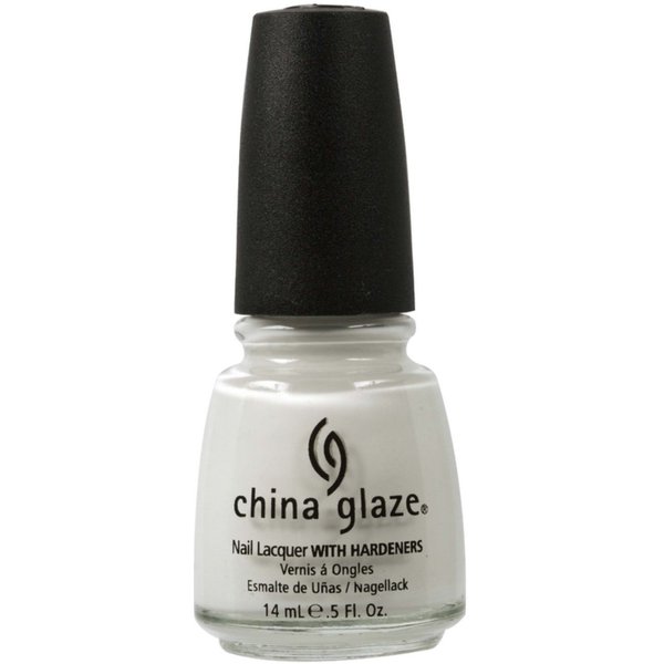 China Glaze Nail Polish, White on White 023