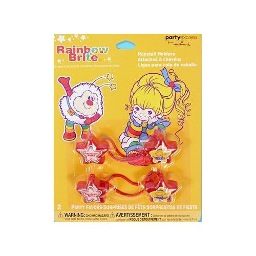 Rainbow Brite Party Favor Hair Tie