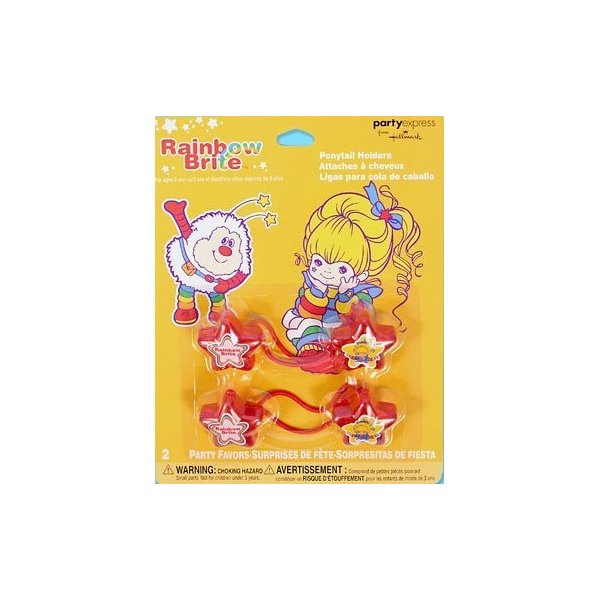 Rainbow Brite Party Favor Hair Tie