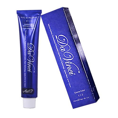 Davinci Permanent Hair Color 6a Dark Ash Blonde 3.4 Oz (Pack of 2)