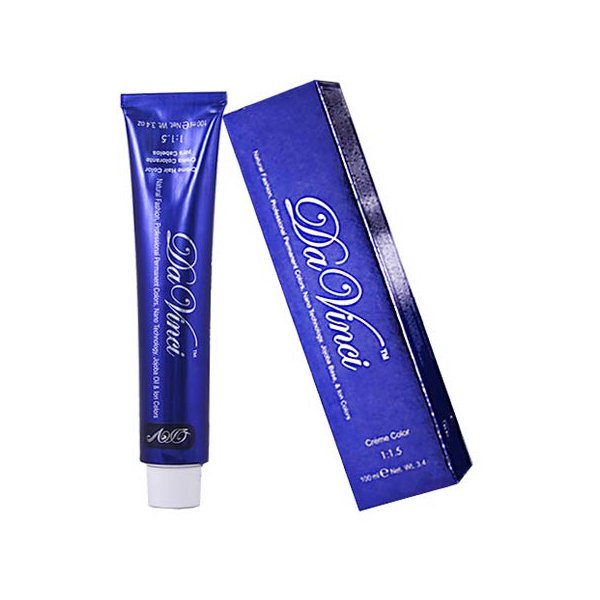 Davinci Permanent Hair Color 6a Dark Ash Blonde 3.4 Oz (Pack of 2)