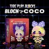 1PC （750+pcs） Random Box Dark Night Skeleton Cute Cosplay Mini Building Block Figure Toys, Building Blocks Gifts Randomly One of The Four Desighs for Birthday Christmas Deco.