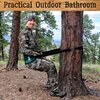 D&J Backcountry Bathroom: Portable Outdoor Toilet Solution for Camping, Hiking, and Hunting - Crap Strap for Pooping - Compact, Lightweight, and Easy to Use!