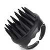 BTYMS Silicone Scalp Scrubber Shampoo Brush with Extra Long Bristles, Hair Scalp Massager Scalp Brush for Hair Growth & Dandruff Removal - Black