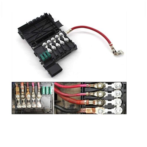 Fuse Box Battery Terminal for VW JETTA GOLF MK4 1999 2000 2001 2002 2003 2004 1J0937550A, 1J0937550B by Lucky Seven