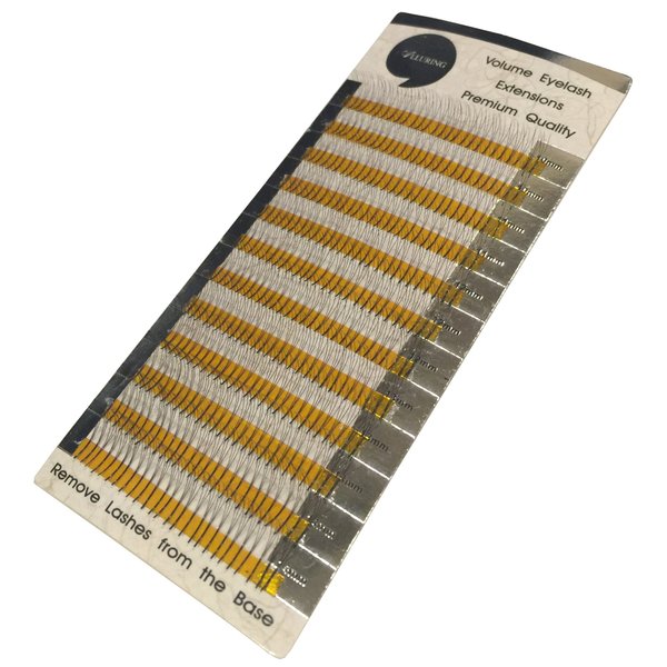 Alluring 5D Volume Lashes Eyelash Extensions (5in1) C Curl .07mm Mix (07-15mm) (21 lash fans/line = 252 fans)