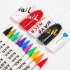 12 Pcs/Set Nail Art 3D Painted Pen Drawing Nail Point Graffiti Dotting Pen Flower Pen Hook Line DIY Nail Art Gel Nail Polish