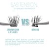 DIY Eyelash Extension, 3D Effect Individual Glue Bonded Lash Clusters Volume Lashes Set, Home Eyelash Extension, Lashes Pack (16MM-Volume)