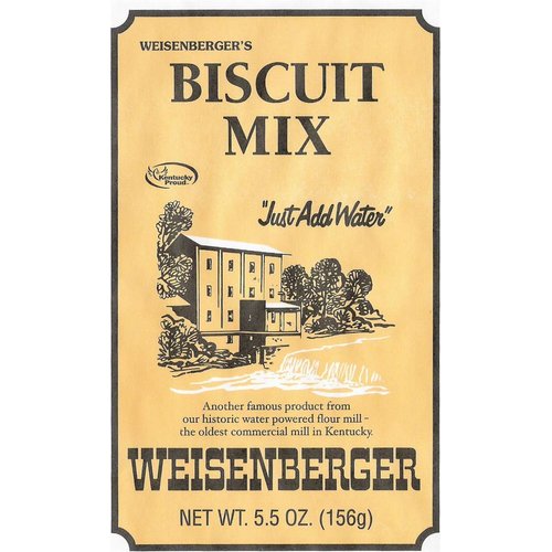 Weisenberger Biscuit Mix - Southern Style Buttermilk Biscuit Mix - Made From Non GMO Soft Red Wheat - Traditional Old Fashioned Breakfast Biscuits - Quick Breakfast Biscuit Mix - 5.5 Oz - 3 Pack