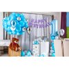 Purple Happy Birthday Aluminum Foil Letters Balloons 16 Inch Aluminum Foil Banner Balloons for Birthday Party Decorations and Supplies