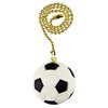 Soccer ball, Baseball and Baseball Bat 3 piece Fan Pull Chain FA100