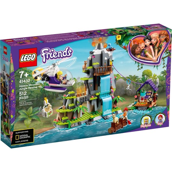 LEGO Friends Alpaca Mountain Jungle Rescue 41432 Building Kit