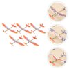 TOYANDONA 5Pcs Rubber Band Powered Aircraft Airplane Model Creative Helicopter for Kids Throwing Glider Airplane Toy for Birthday Party Favor Prize Reward (Random Pattern)
