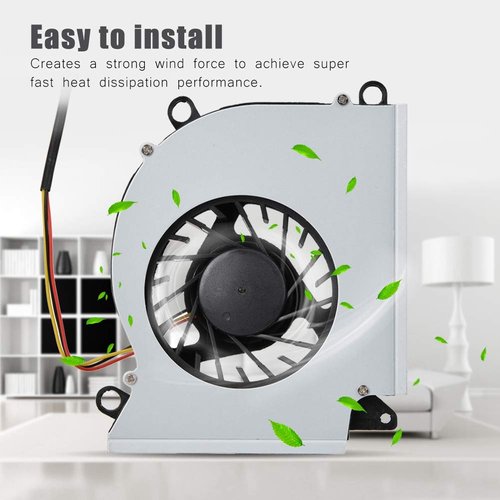Internal CPU Cooling Fan for GT60 GT70, CPU Fans,Quiet Blowing,Fast Heat Dissipation,Easy to Install