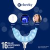 Cheeky LED Teeth Whitening Kit with Whitener Gel and Mouthpiece, DIY Home System to Diminish Stains and Discoloration, Dental and Enamel Safe