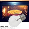 SalPhines Oven Light Bulb 40 Watt Appliance Light Bulb, High Temperature 300 Degree Resistant Appliance Bulb for Oven, Stove, Refrigerator, Microwave E26 Medium Base, A15 (2-Pack)