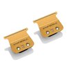 FX707Z DLC Replacement Blades Compatible with BaBylissPRO Outlining Hair Trimmers FX787 and LoPROFX Trimmers FX726,2 Pack