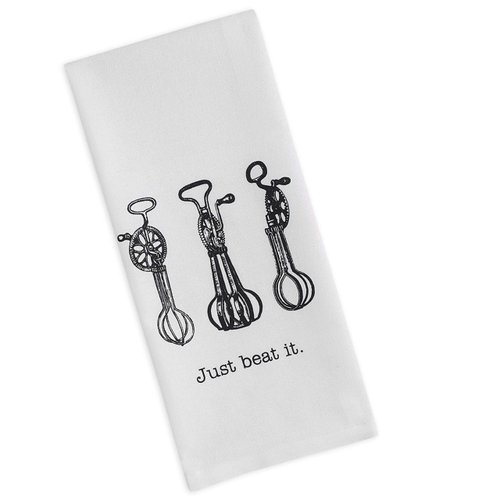 DII Decorative, Printed Kitchen Collection, Vintage Flatware, Dishtowel Set