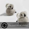Cute Girls Hair Clips Khaki Bear - 2 PCS Gifts Hairpins Hair Accessories,Girl Broken Hair Bangs Clip Hairpin