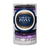 L. Erickson Grab & Go Pony Tube - Ultra Violet - 15 Pack Ponytail Holder Hair Ties