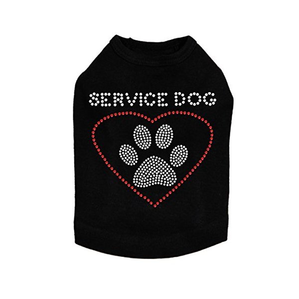 Service Dog Dog Shirt 3XL BLACK