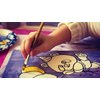 Pre Drawn Stretched Canvas Painting for Kids | Custom Theme | Birthday Gift Sweets Donut Cupcake Ice Cream Milkshake Theme | Paint party favor | DIY (8x10) (Canvas Only, Donut)
