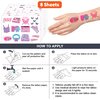 Y2K 2000 Temporary Tattoos for Teen Girls | 96PCS Birthday Party Decorations Supplies Party Favors 00s Pink Cute Gifts Classroom School Prizes Themed Christmas Tattoos Sticker