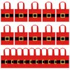 FHzytg 20Pcs Christmas Gift Bags, Christmas Party Favor Bags Santa Gift Bags Santa Clause Suit Treat Bags Christmas Goodie Candy Bags for Christmas Xmas Party Supplies New Year