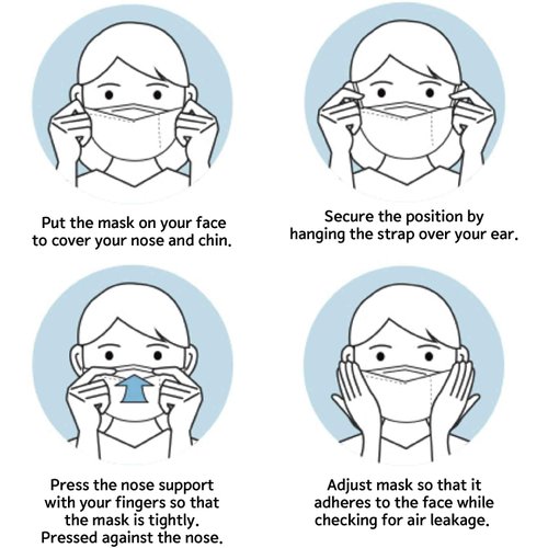 ILWOUL KF94 Face Mask 30-Pack | 4-Layer High Filtration Protection | Anti-Dust, Pollen & Pet Hair | Breathable & Comfortable | Individually Wrapped, Made in Korea